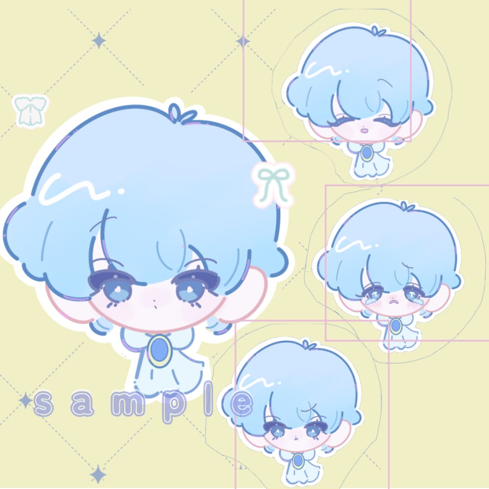 ふわっと甘くてかわいい！ミニキャラ  お描きします やさしい色とまるいシルエット、でも甘すぎないイラストを。 イメージ7