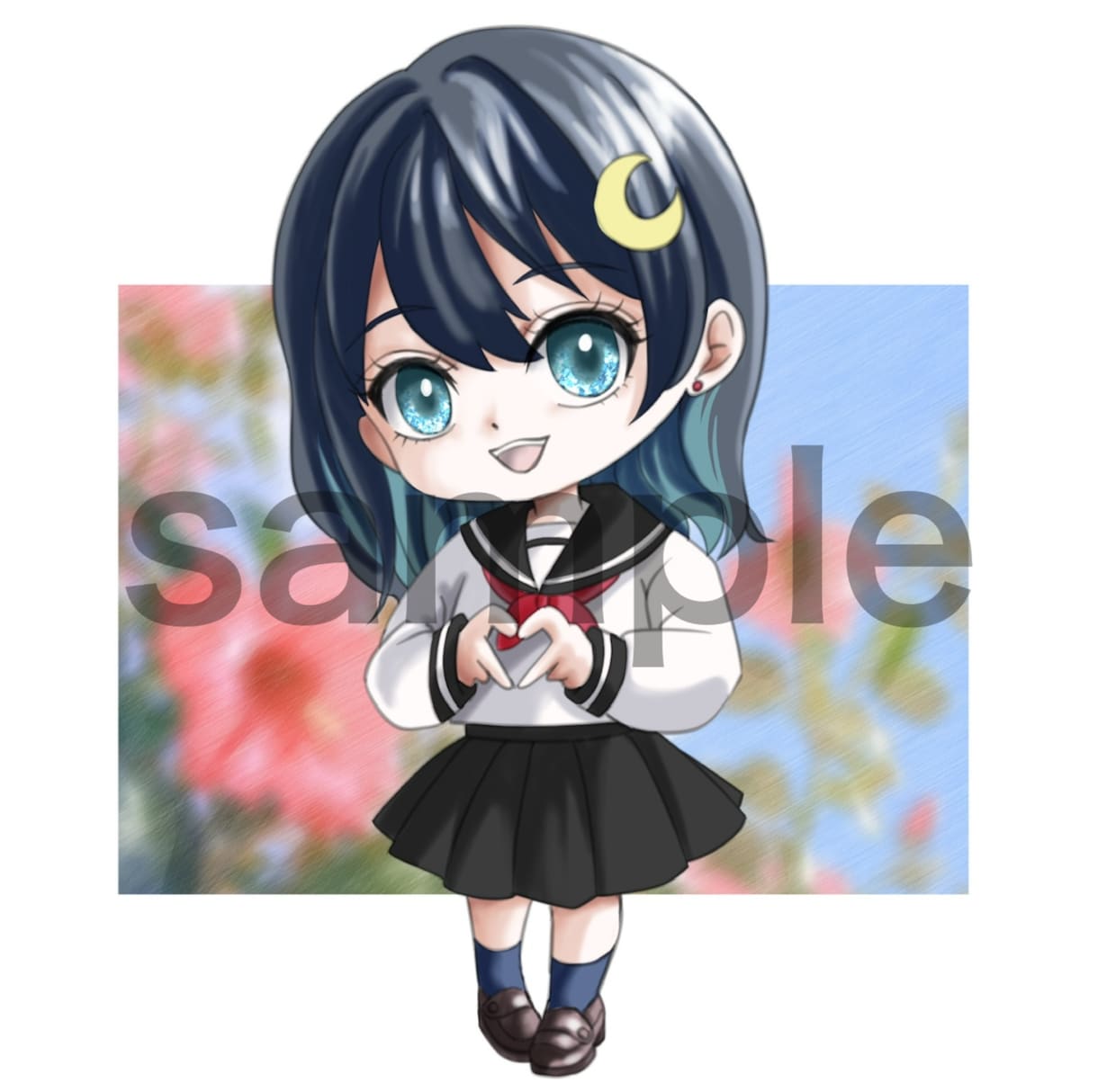 あなたのミニキャラ作成します ミニキャラをデザインしてお描きします！！！！！！！！！！！！ イメージ1