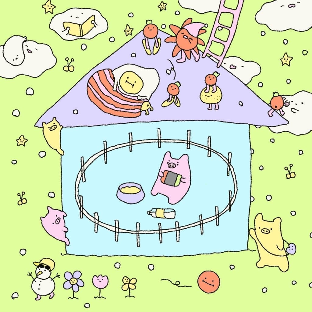 小さな生き物のユニークな世界観描きます 商用利用可！ユニークな世界観を一緒に作りませんか？ イメージ4