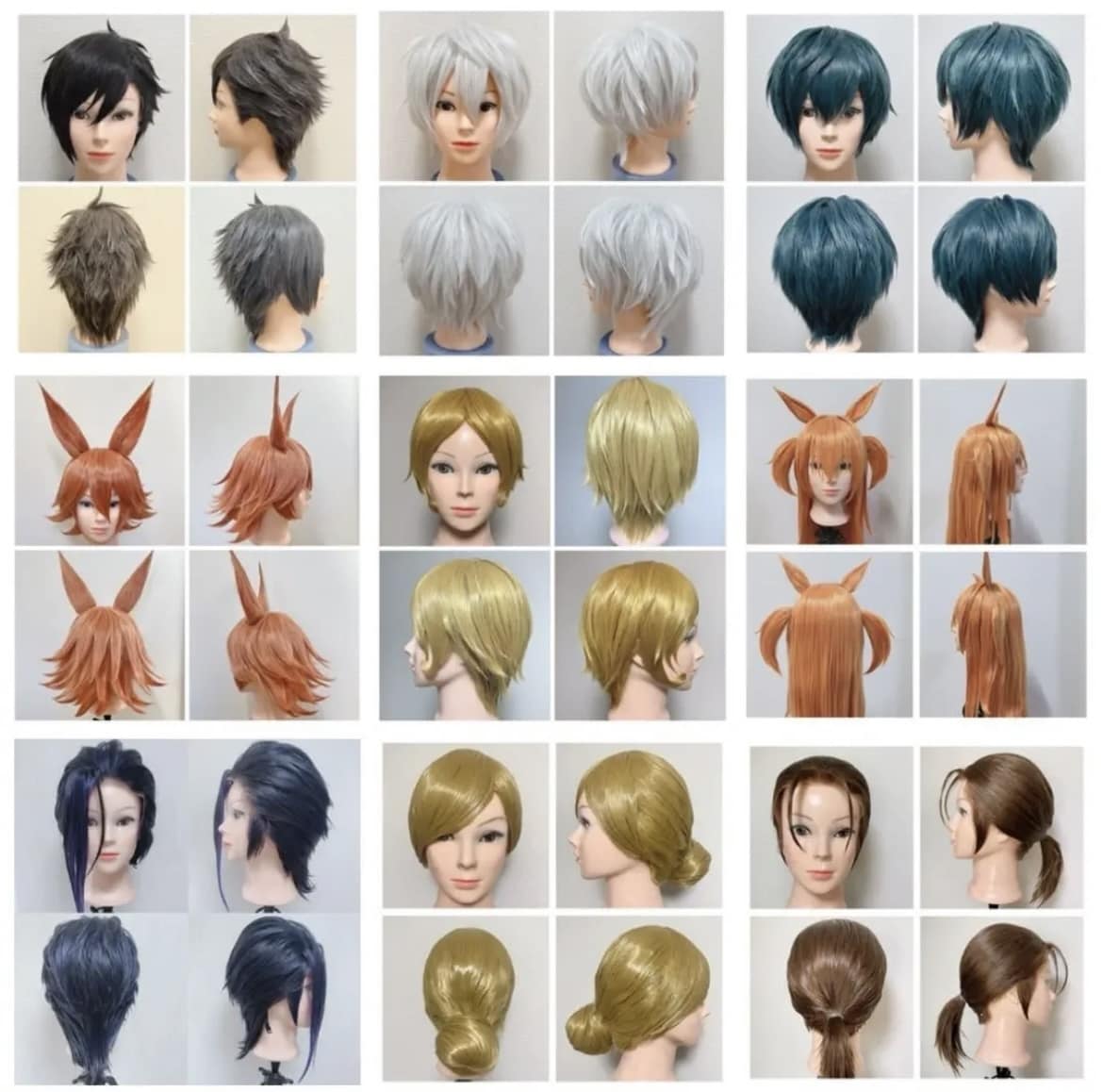 ウィッグ オーダー 承ります 自然なウィッグセットが得意です！170件ほど制作実績あり。 イメージ2
