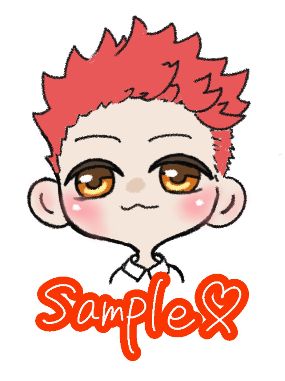 かわいいミニデフォルメキャラ描きます SNSなどで使えるかわいいアイコン作成します！ イメージ10