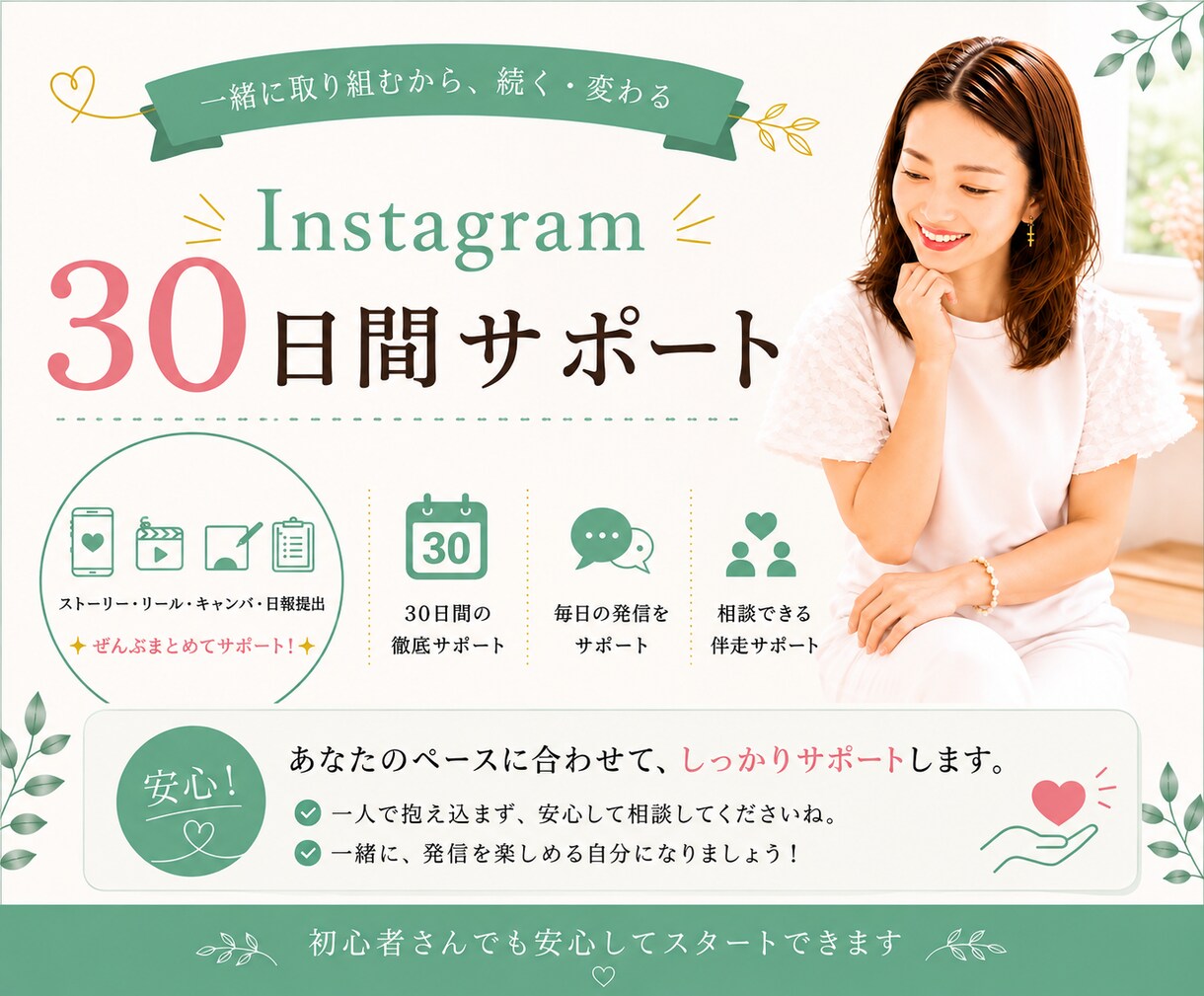 Instagram集客設計します 自分で考えて行動できる様になる！集客できる考え方を伝えます イメージ1