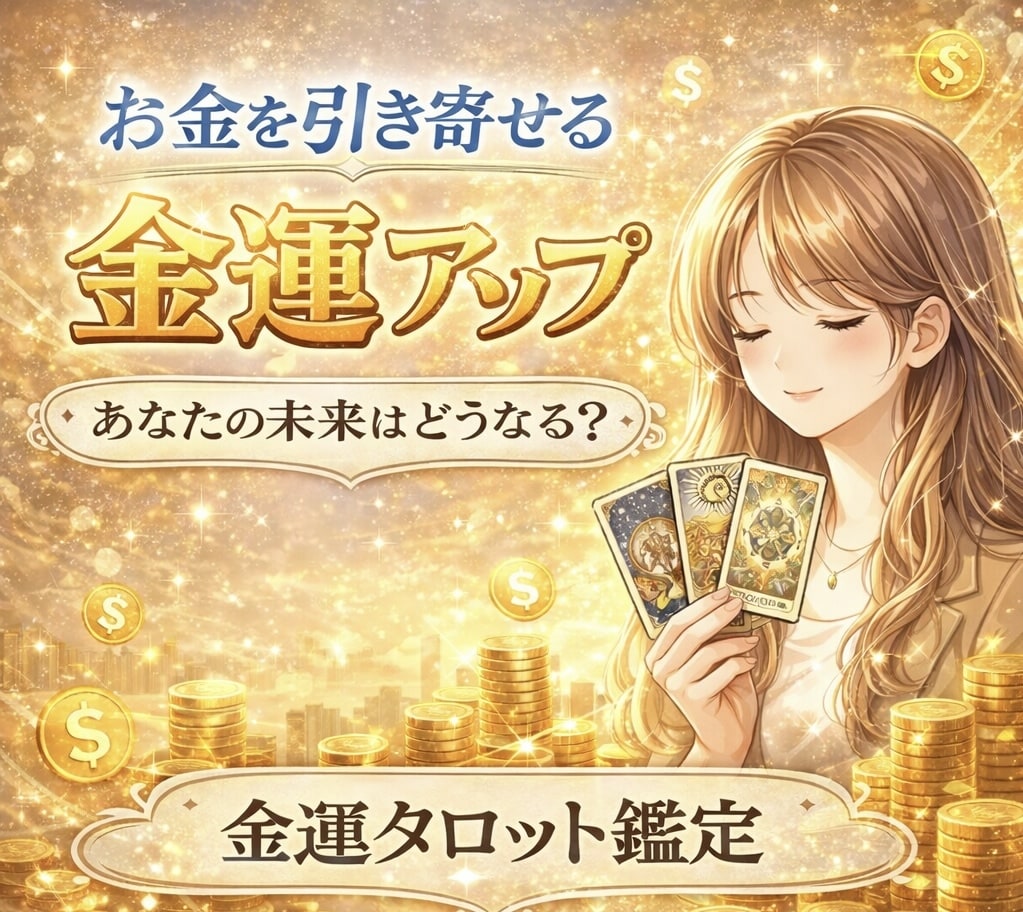 金運に特化！人生に必ず伴うお金の流れを占います お金に悩まない生活のお手伝いをします！ イメージ1