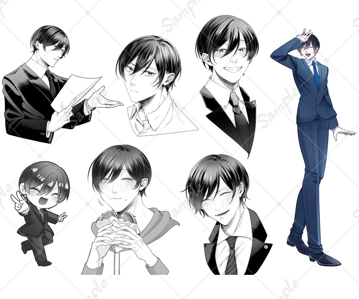 アイコン、一枚絵、TRPG立ち絵など描きます 依頼者様のイメージ第一に描きます！ イメージ3