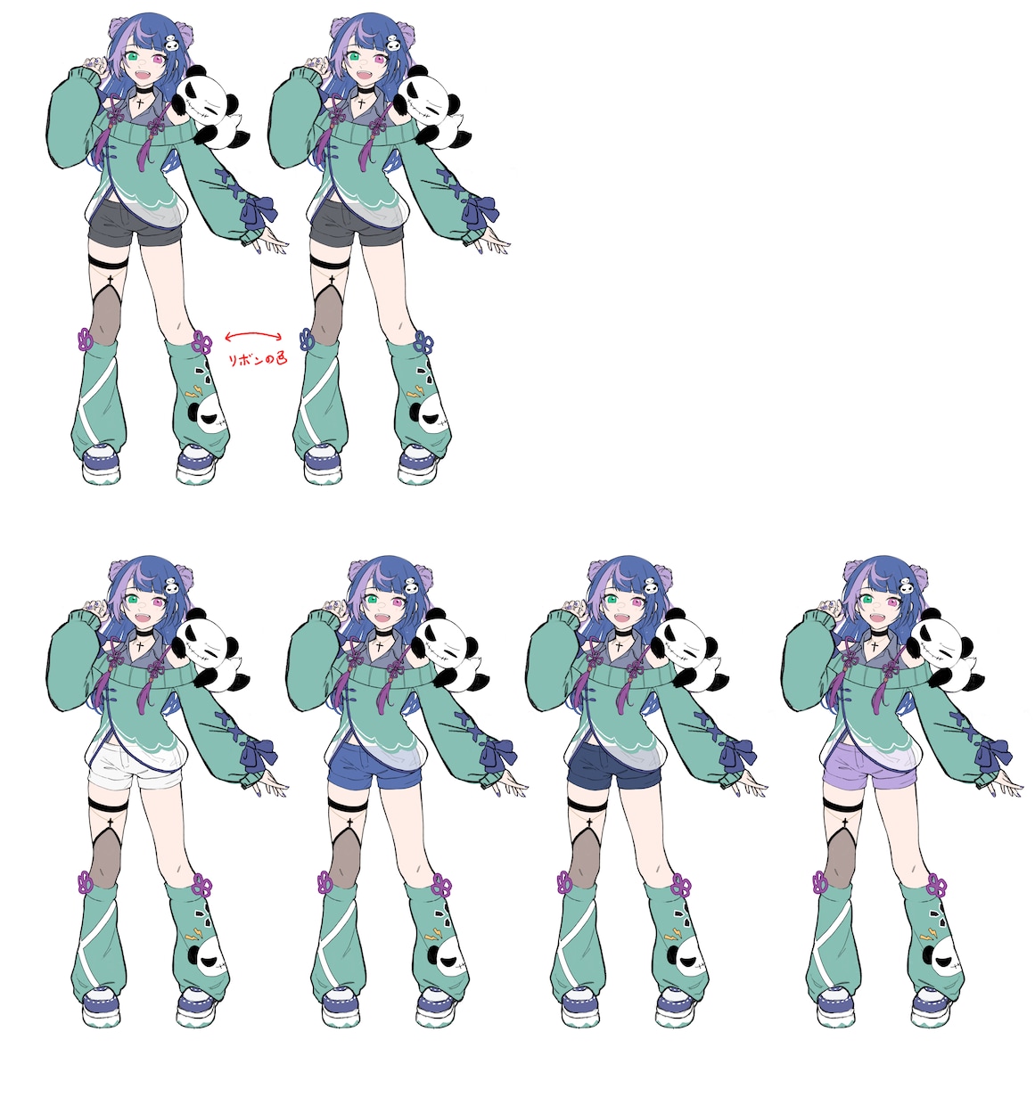 1枚絵、Live2Dイラストなどご依頼できます 幅の広さが自慢です！その他のサービスと同時でお安くなります！ イメージ7