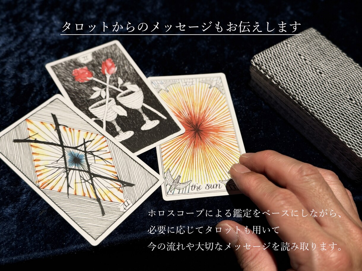 ホロスコープ×タロットで人生の流れを読み解きます 今の流れと方向性、あなたのこれから（約2,000文字） イメージ3