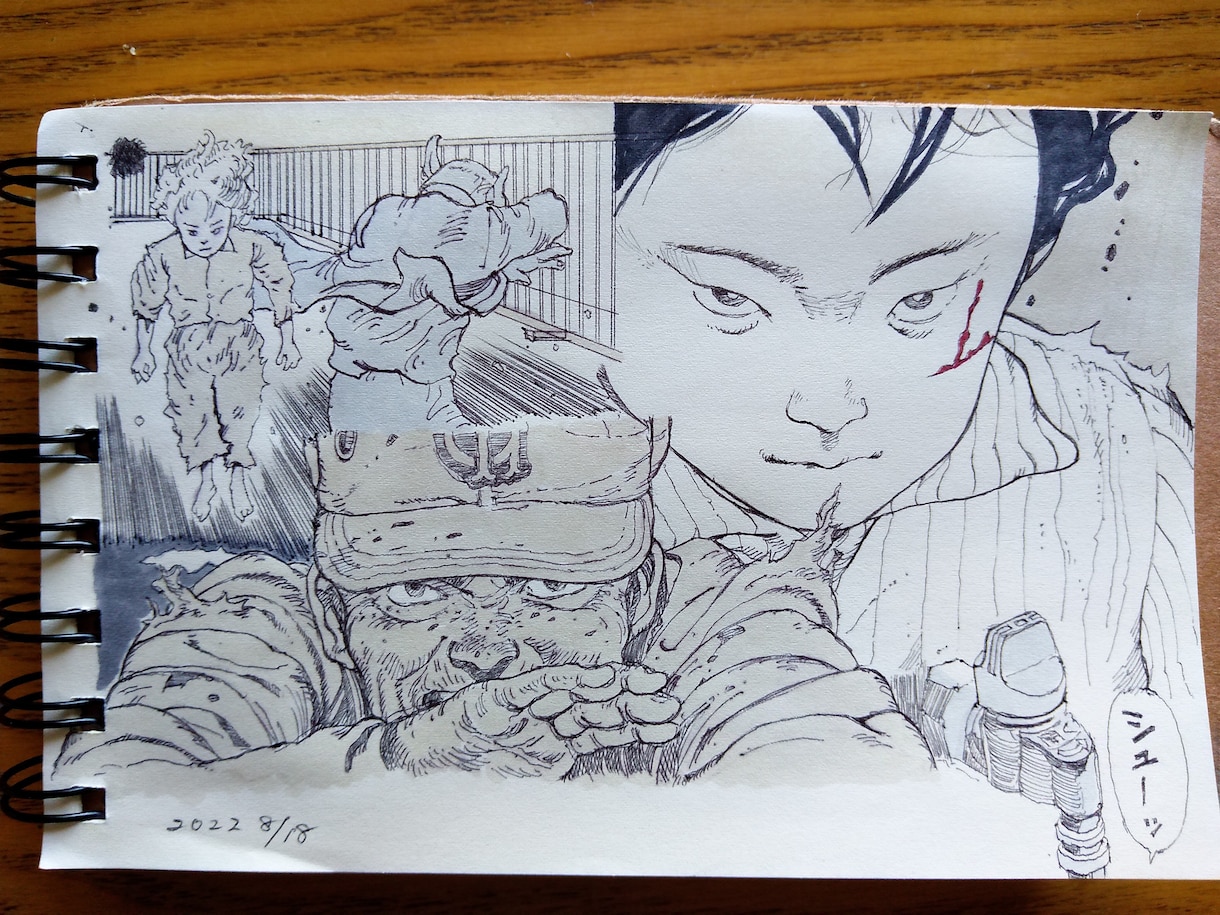 ハガキサイズ位までのイラスト描きます メカ物から人物など出来る範囲で描きます イメージ1