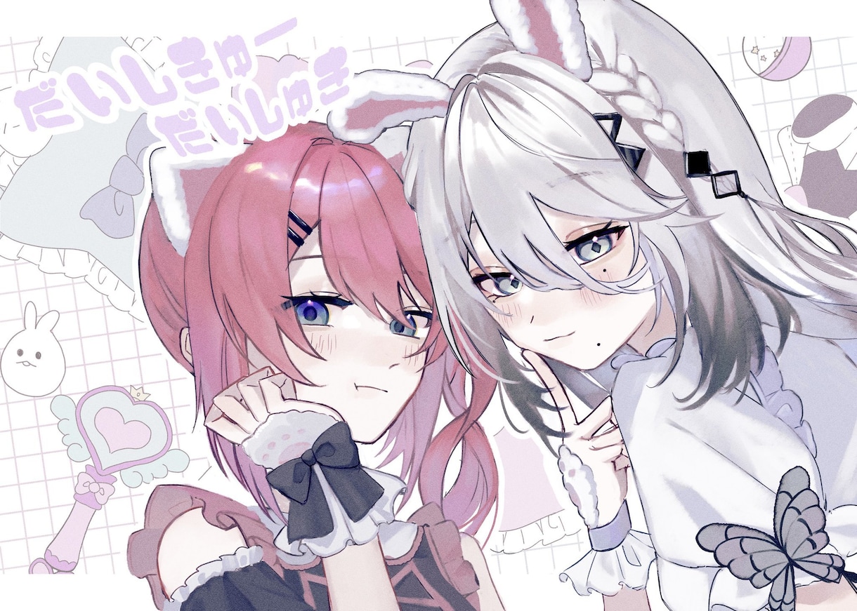 素敵な一枚絵をお描きします 中性的、儚げな雰囲気が好きなあなたへ イメージ2