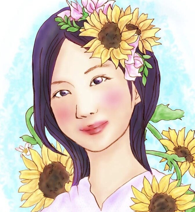 イラスト描きます 女性と花をモチーフにしたイラストが得意です。 イメージ6