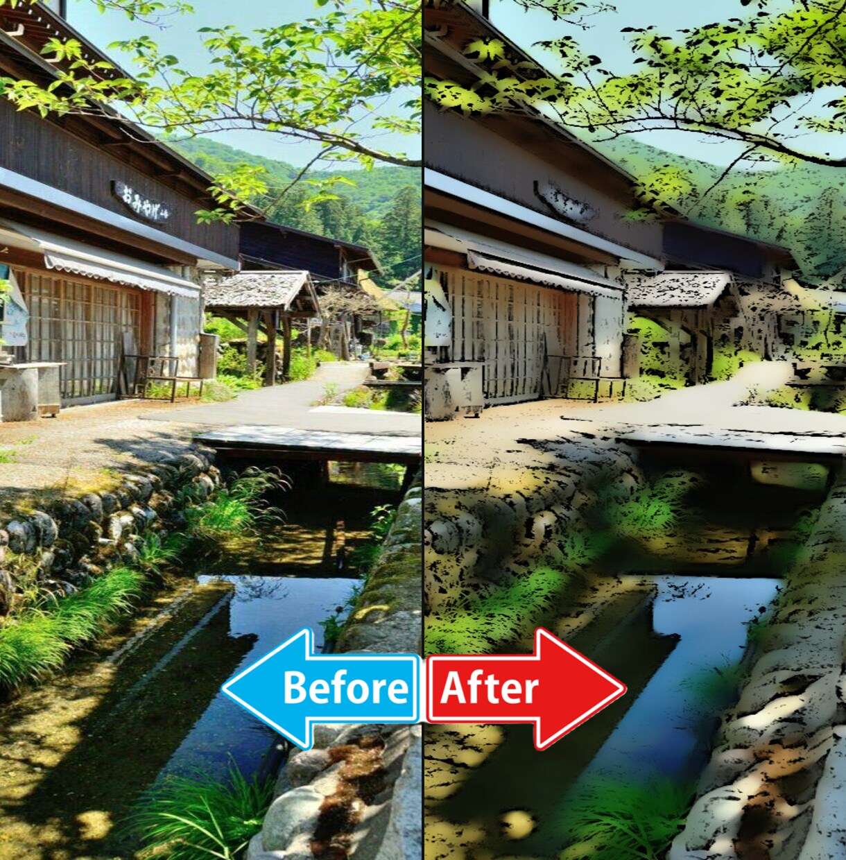 写真を絵画・イラスト風に加工します 写真がアート風に変身！アイコンやオリジナルTシャツに活用も！ イメージ6