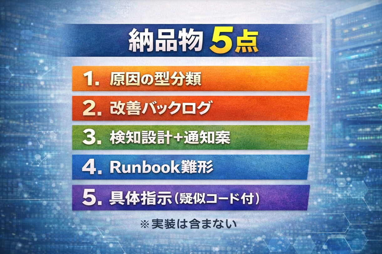 Laravel定期処理運用診断します 検知とRunbookで属人化を解消 イメージ2