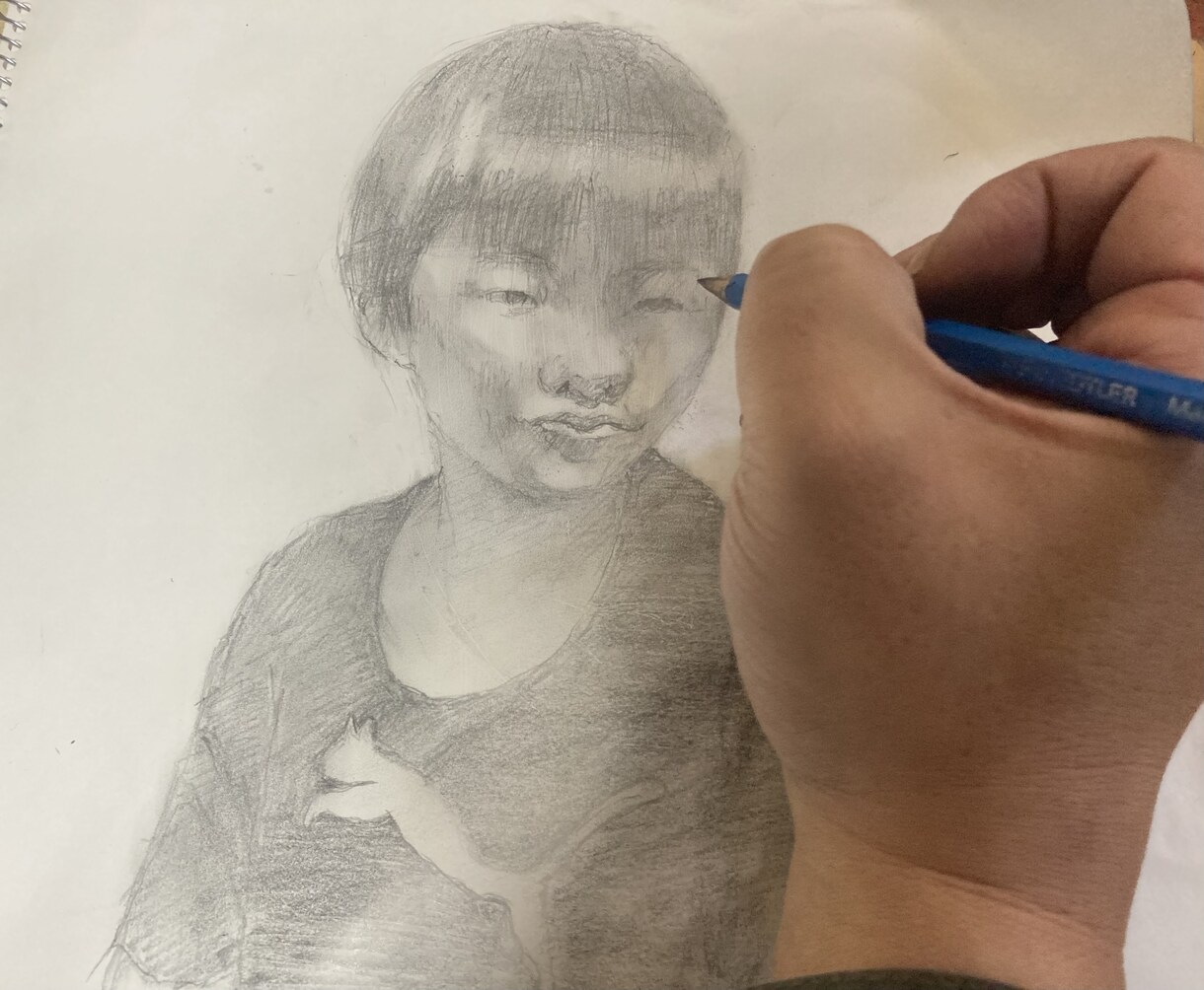 冠婚葬祭や記念日の似顔絵を描けます 冠婚葬祭や記念の似顔絵を制作します イメージ2