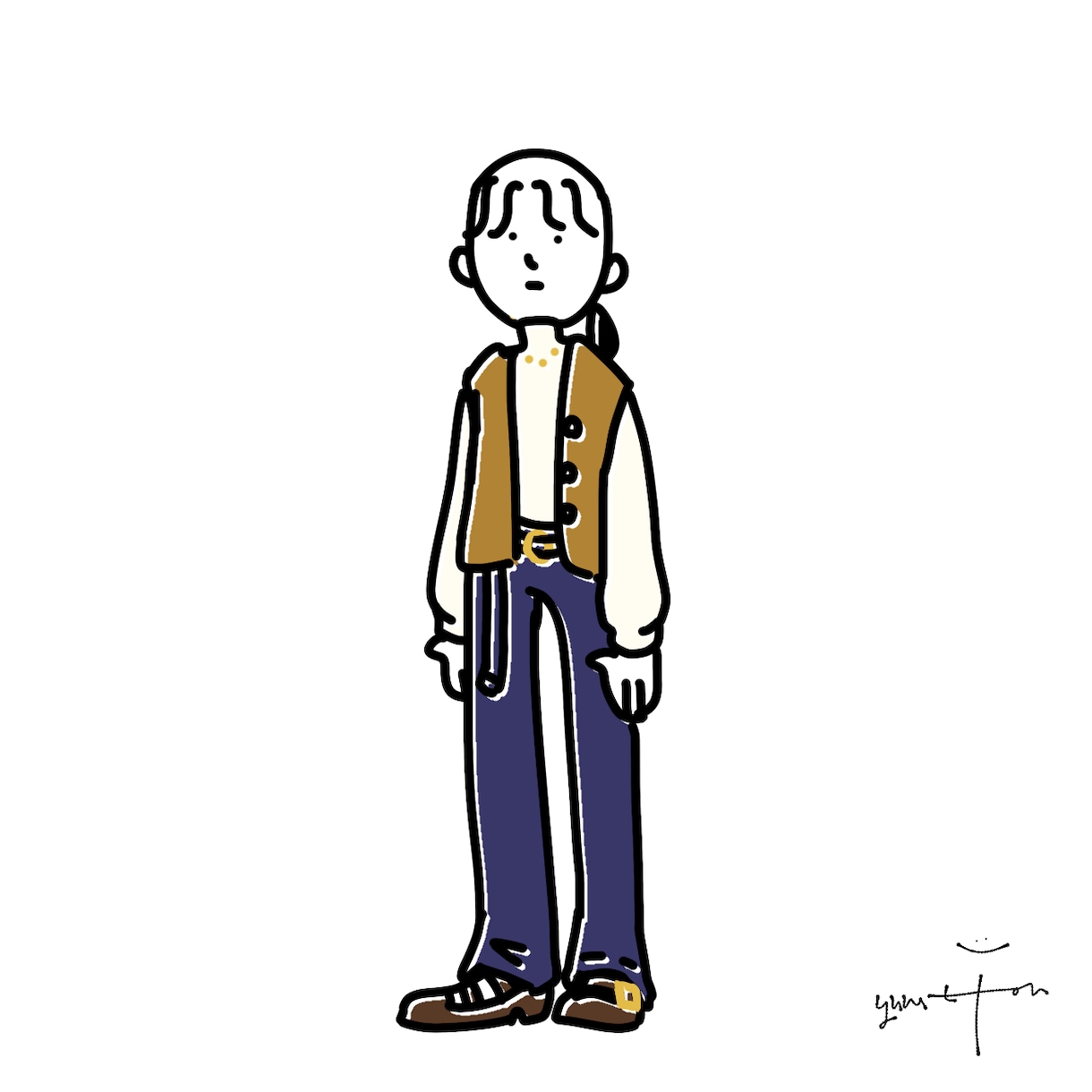 お気に入りのお洋服をイラストにします あのお洋服が自分だけのアイコンに！！ イメージ2