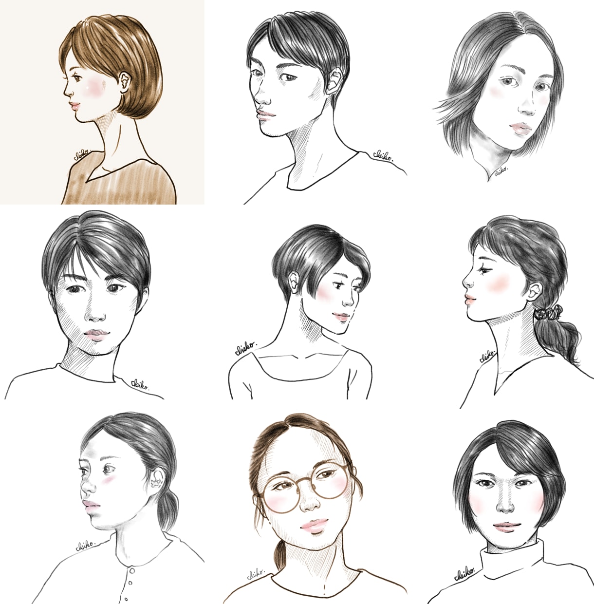 商用利用OK！優しさ伝わるスケッチ風お描きします 信頼感と優しい雰囲気のイメージであなたの魅力を引き出します！ イメージ2