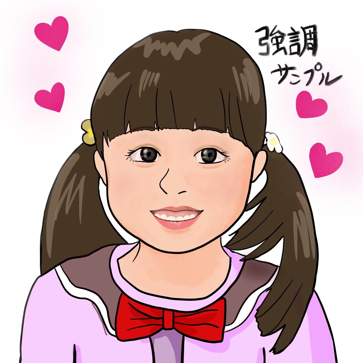 似顔絵を描きます レトロな風合いや暖かみのあるイラストが得意です☆ イメージ3