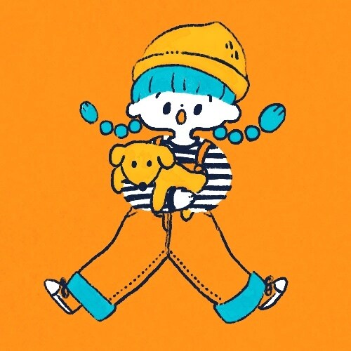 ゆるっとニュアンス似顔絵描きます ポップでゆる〜いイラストで似顔絵をお描きします！ イメージ1