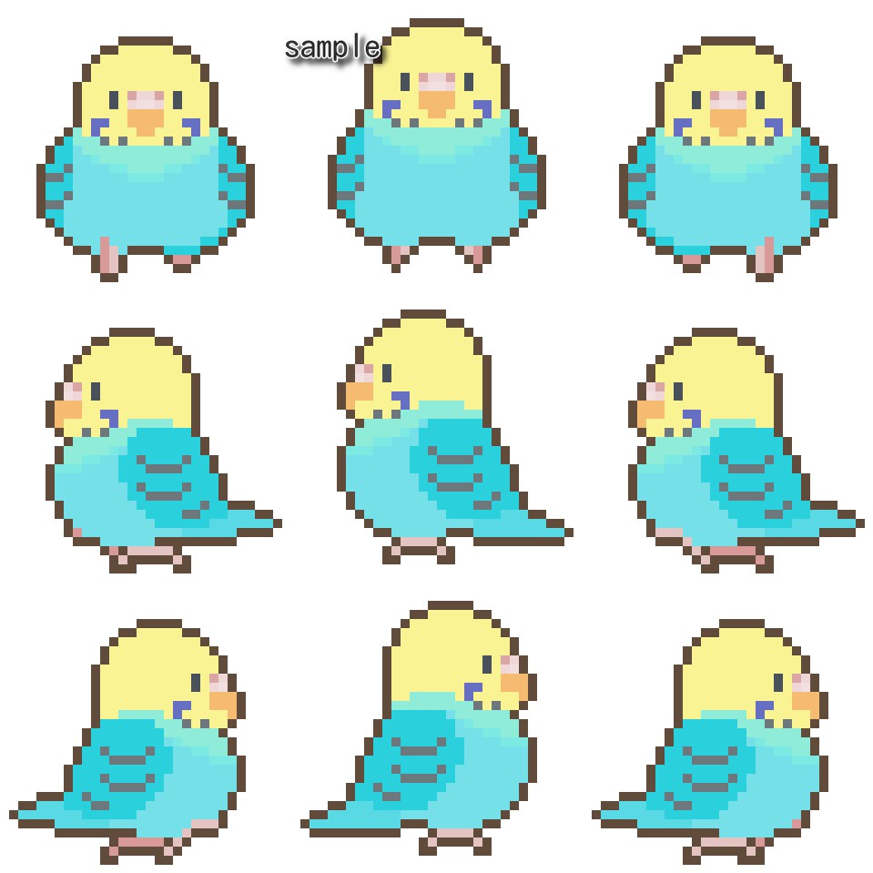 ミニキャラドット絵アバター作ります pictSQUARE・ピクリエ用ドット絵作ります イメージ9
