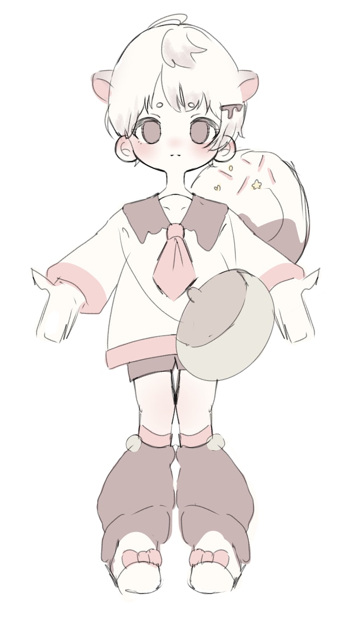 ふんわり優しい雰囲気のイラストお描きします アイコン〜立ち絵まで対応可能です！ イメージ2
