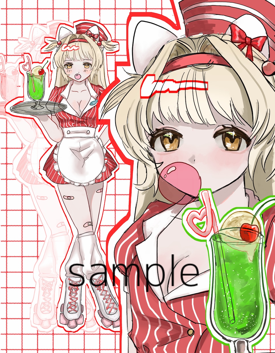 値引き中！可愛いオリジナルイラスト描きます 全身絵から上半身のみまで！幅広く描かせていただきます イメージ1