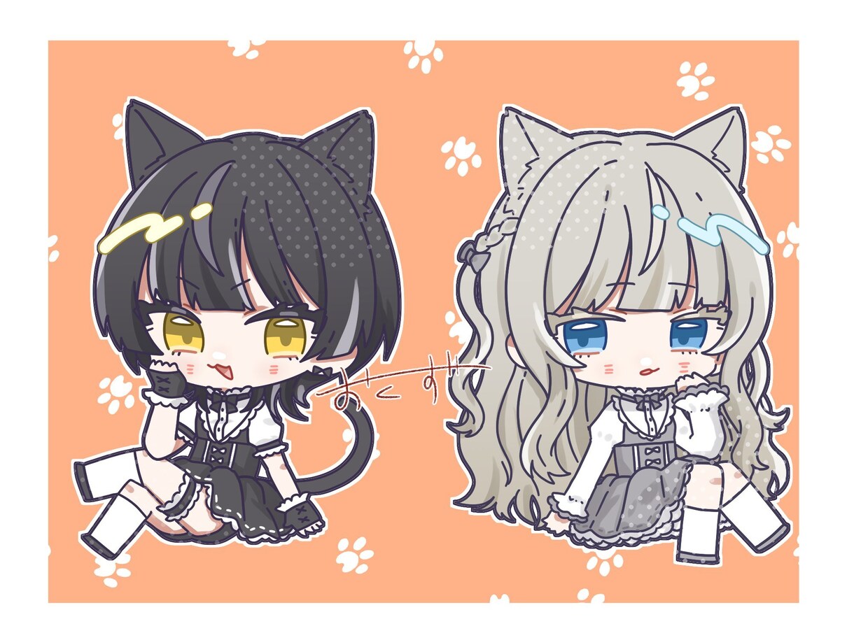 商用利用可☆かわいいミニキャライラスト描きます グッズや配信、動画などマルチにお使いいただけます！ イメージ6