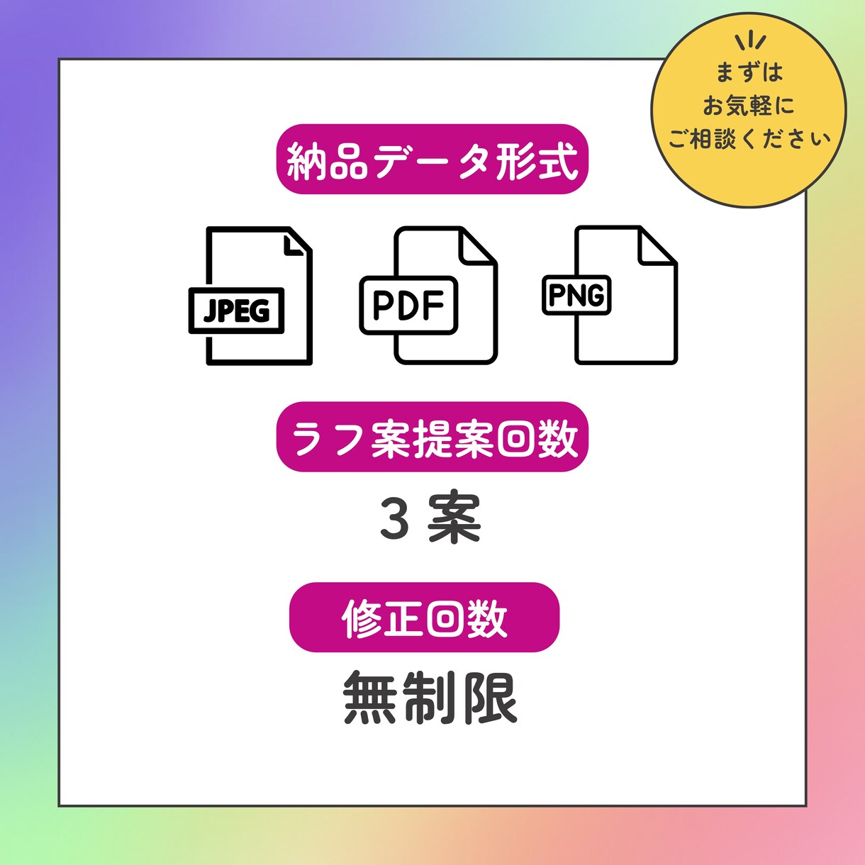 SNS用のアイコン作ります 3案納品するので自由に使ってください！ イメージ2