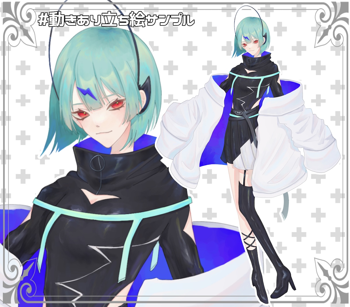 IRIAM向けのキャラクターを作成します IRIAM／VTuberなどの全身イラストを提供します イメージ2