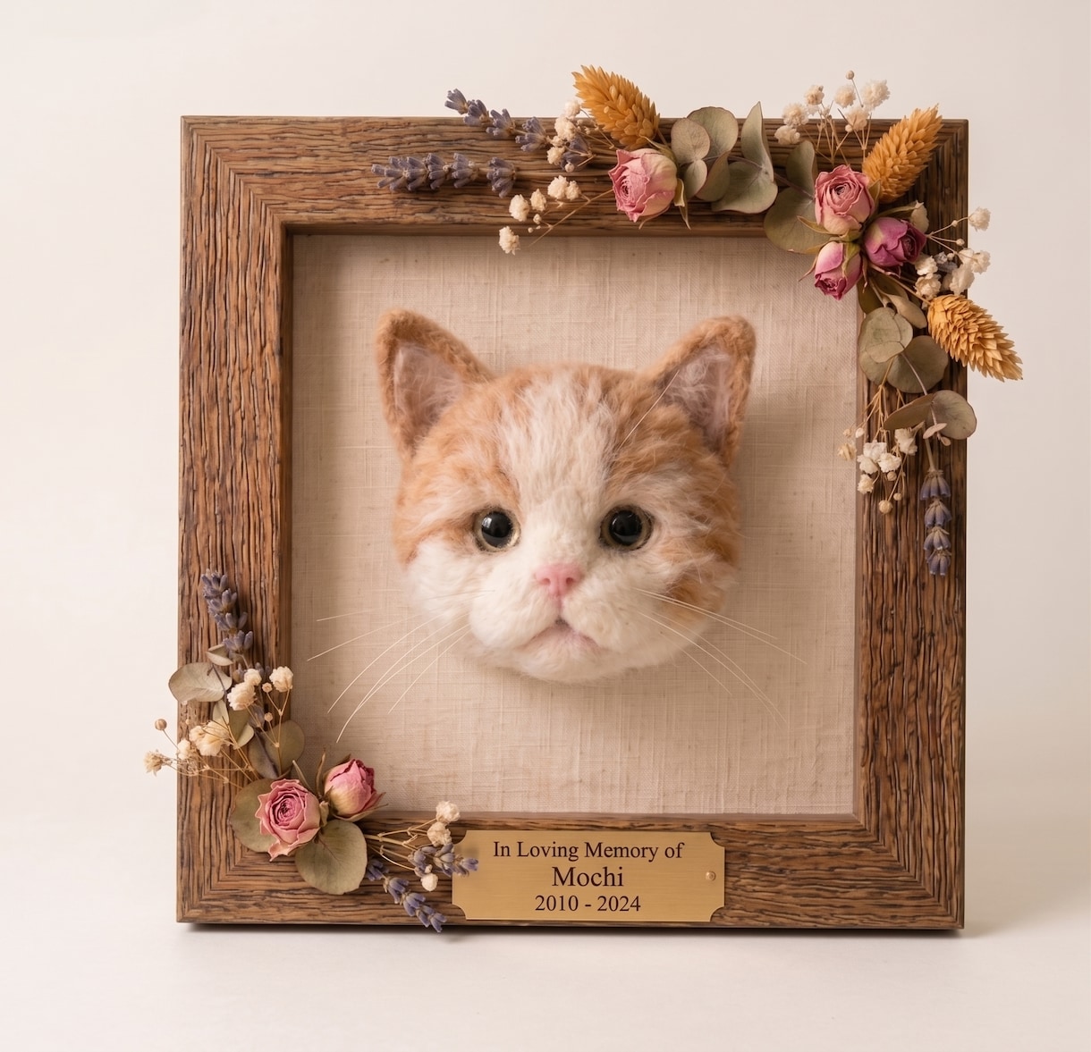 お写真から愛犬・愛猫のメモリアル人形作ります ずっと一緒にいたお子様を手のひらのかたちに残します イメージ1