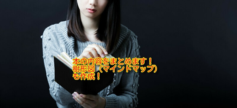 本の内容をまとめます、樹形図に図解してお伝えします 要約してほしい、概要を掴みたいが時間がない、レポートの課題等 イメージ1