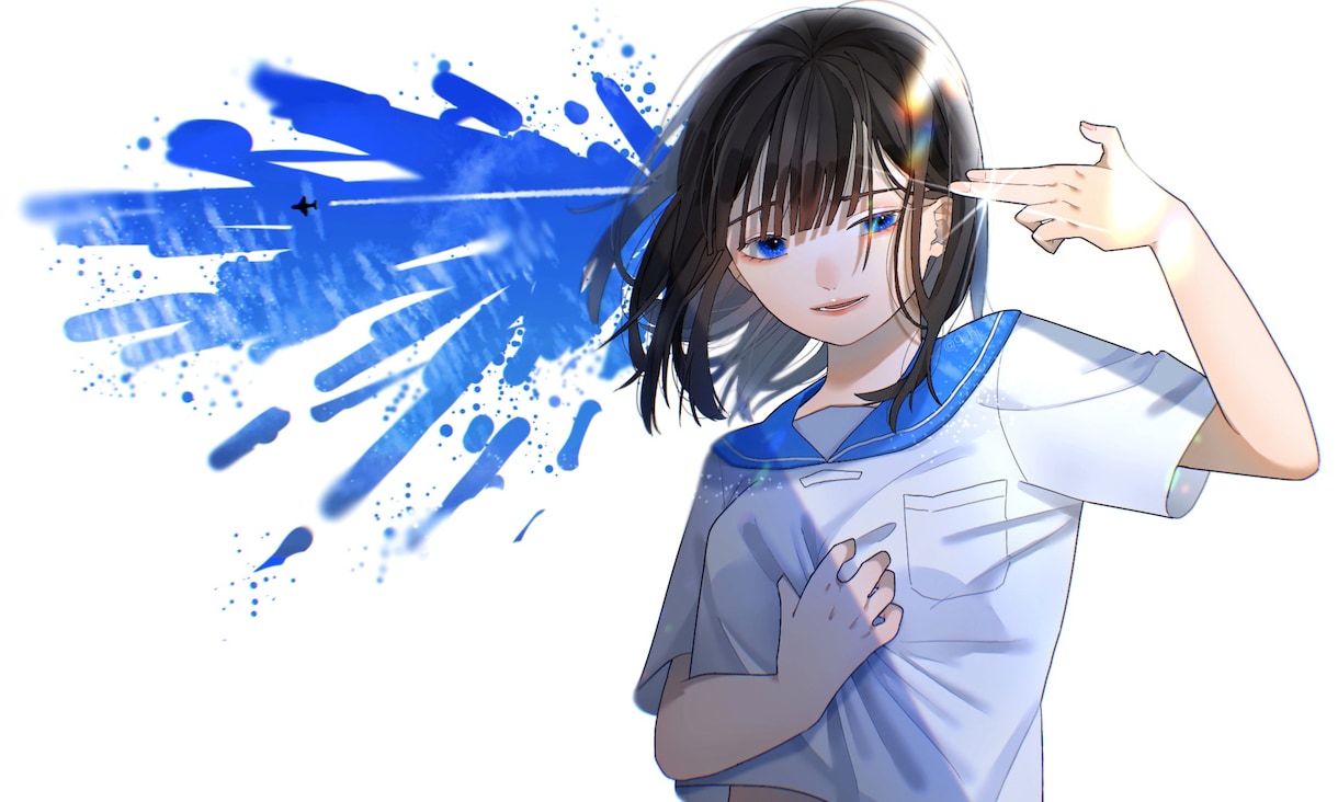 アイコン、MVイラスト、表紙絵、挿絵など描きます 目力の強い鮮やかな厚塗りが得意です イメージ1