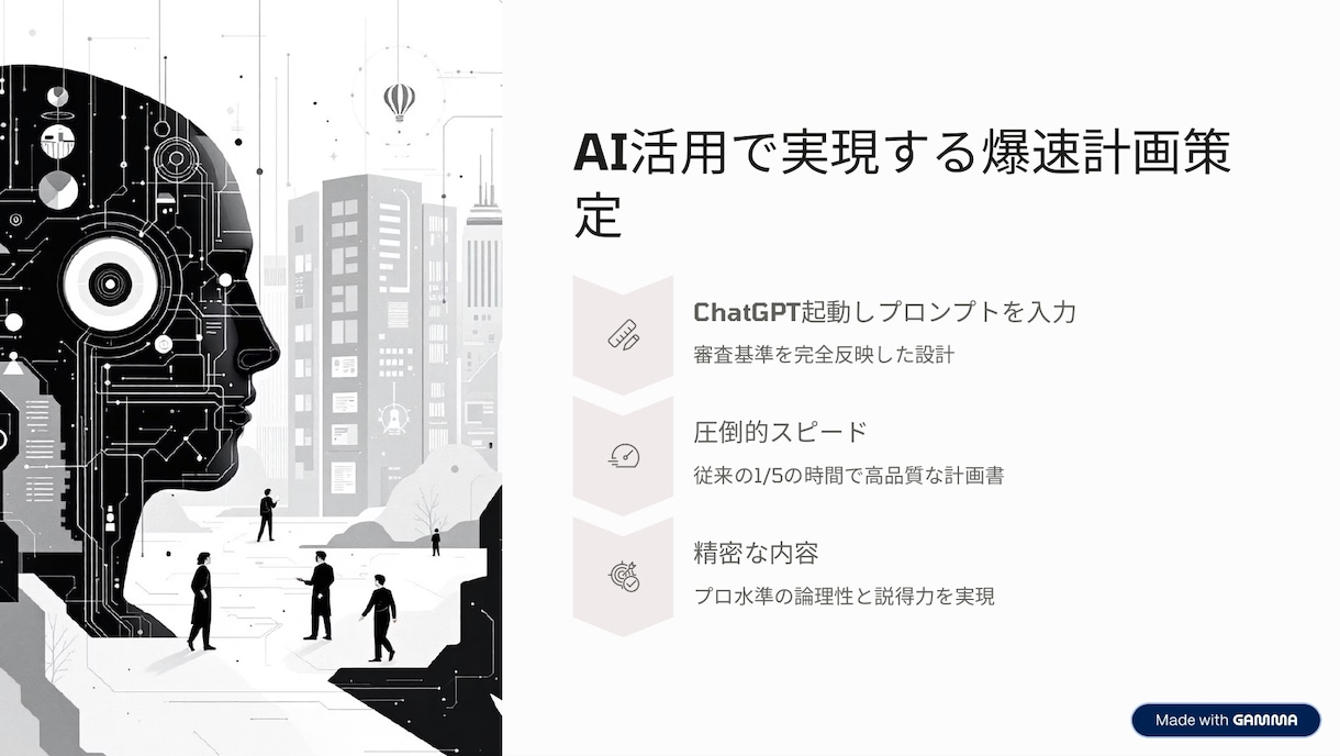 会計ファーム簿記1級採択40件超プロが伝授します AI補助金申請最強プロンプト＆魔法質問集　作成時間1/5実現 イメージ4