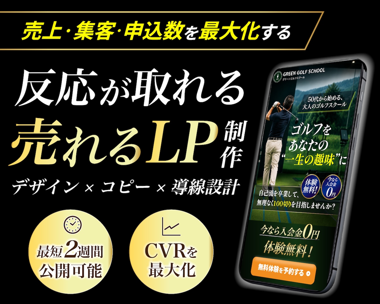 売上や集客につながるLPを制作します 構成から導線まで考えたLPをご提案します イメージ1