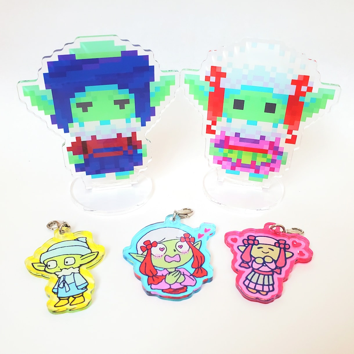 アクキー•アクスタ用イラスト描きます 製作依頼先選びのご相談も承ります。 イメージ1