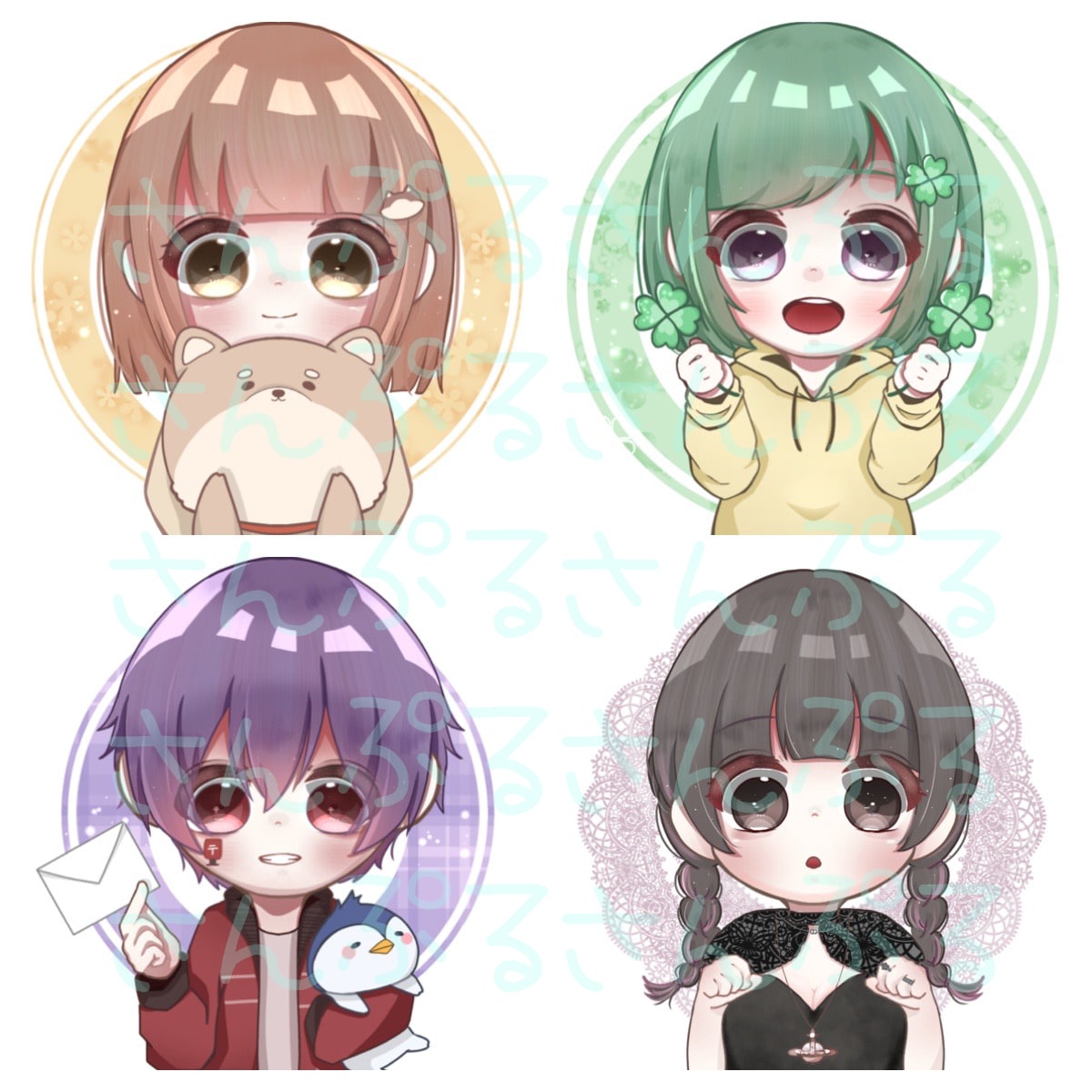 SNSで使用する可愛いアイコンお描きします SNSにて使える可愛いアイコンお描きします！ イメージ1