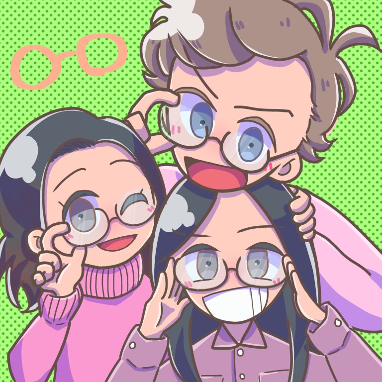 デフォルメイラスト、似顔絵描きます 目を引く配色でポップな絵を描きます！アイコン等にどうぞ！ イメージ9