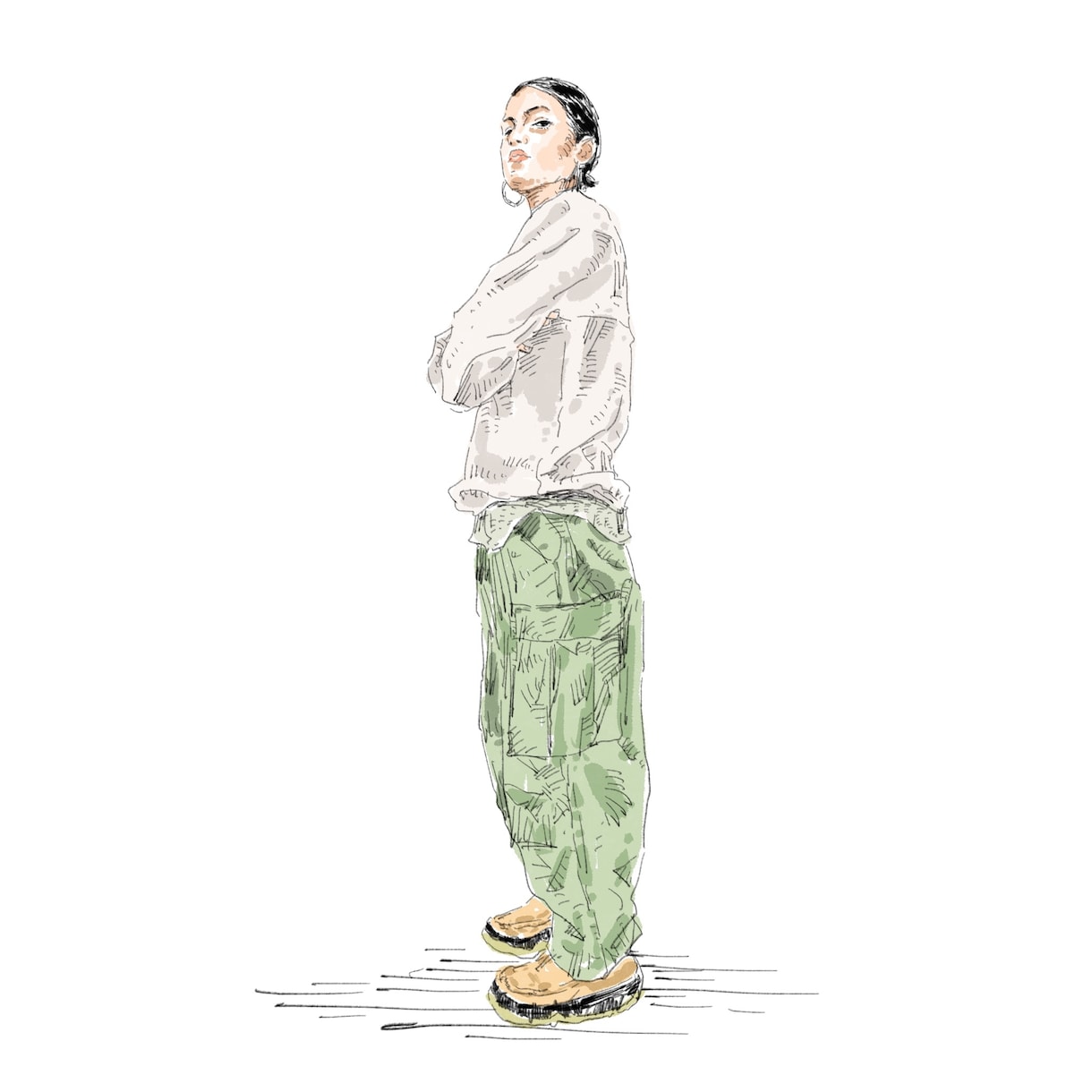 似顔絵を作成します 似顔絵を得意としており、温かみのあるタッチで仕上げています イメージ2