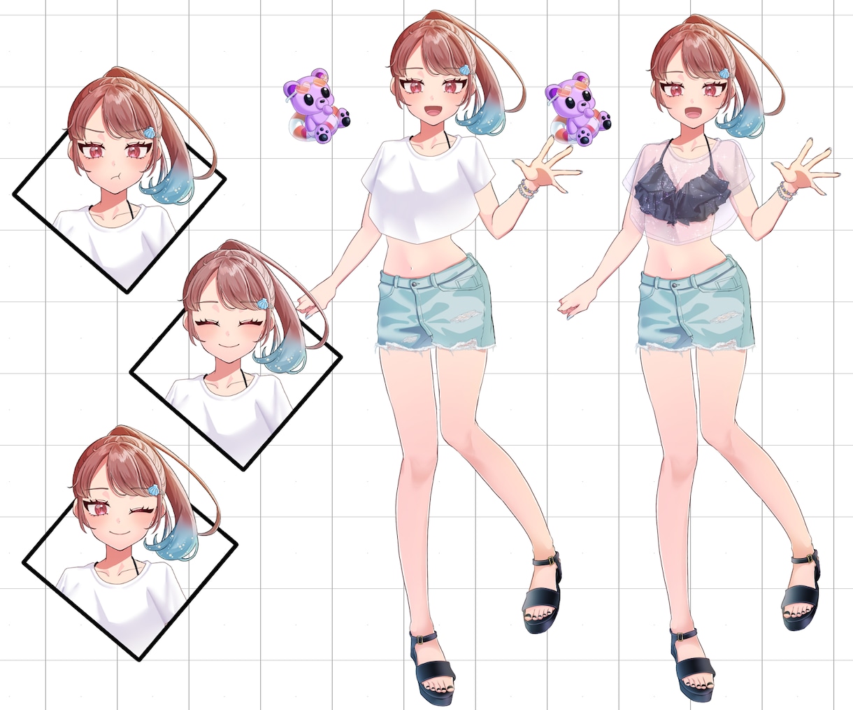 自分らしさをキャラクターに！立ち絵制作します 活動をあなたらしく、楽しめるように、イメージを立ち絵にします イメージ3