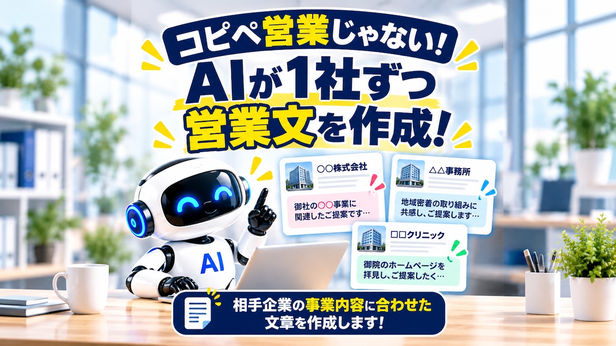 新規営業100件を丸ごと代行します 営業先探しからメール・フォーム営業までおまかせ イメージ4
