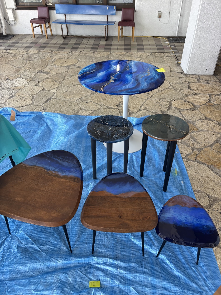 中古家具をレジンによってリメイク、再塗装します 中古家具をインスピレーションでリメイク、再塗装します イメージ1