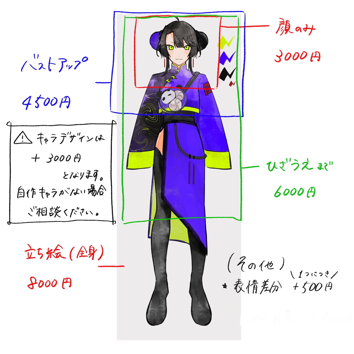 アイコン・MVイラスト・ミニキャラ 描きます なんでも描きます！お気軽にどうぞ！ イメージ2