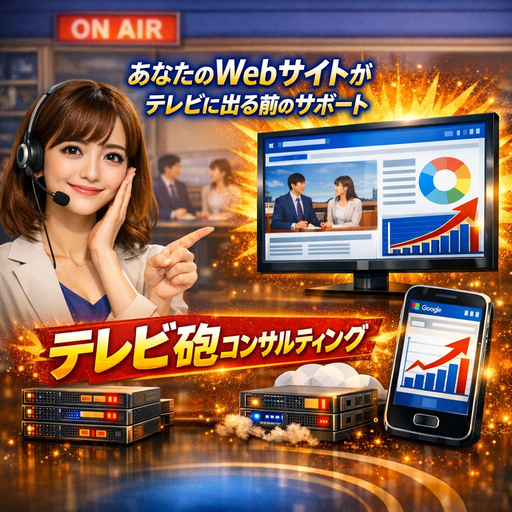 Webサイトのテレビ砲コンサルティングをします Webサイトがテレビ・ニュースサイトに出る前のサポート イメージ1