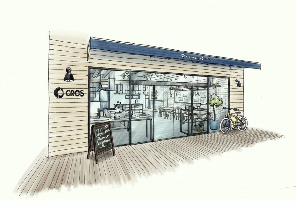 デジタル手描きマーカー調パース（店舗空間）描きます 図面、参考画像を元に魅力的な空間を描きます。 イメージ5