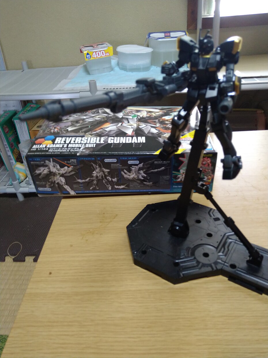 ガンプラの素組、ゲート処理します ガンプラのゲート処理、組み立てます。 イメージ3
