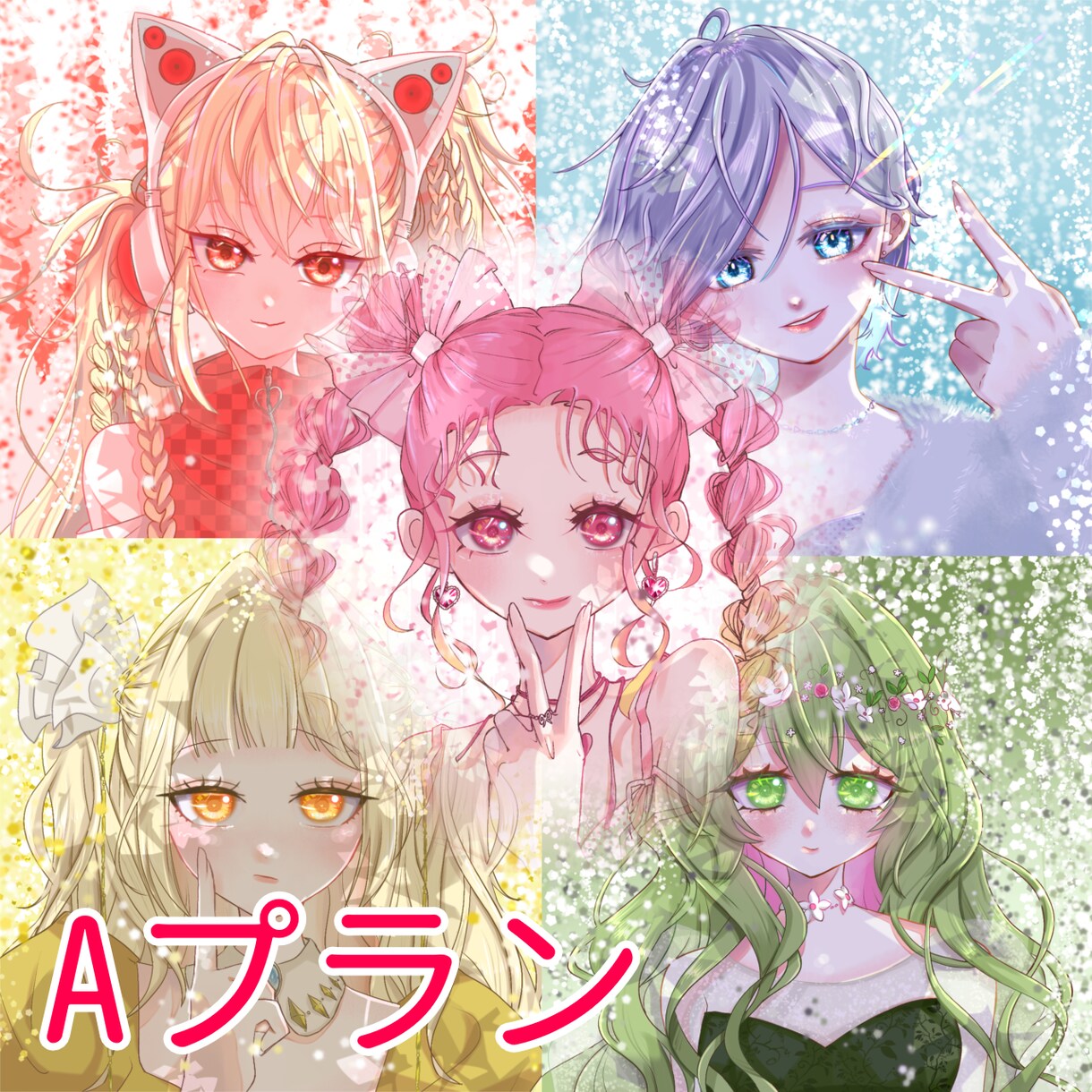 立ち絵、アイコン、サムネ等のイラスト作成します お客様とのやり取りを大切に、イメージ通りの作品を提供します イメージ2