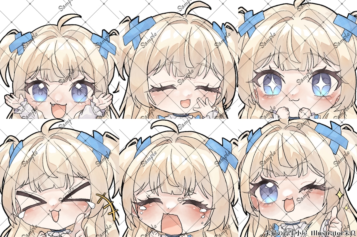 厚塗りで可愛いSDキャライラストを描きます グッズ、アイコン、スタンプ、ステッカー等 イメージ7