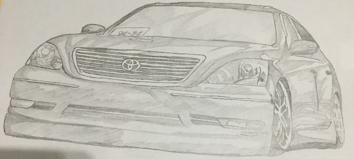 あなたのお車の写真をシャープペンシルにて作成いたします。 イメージ2