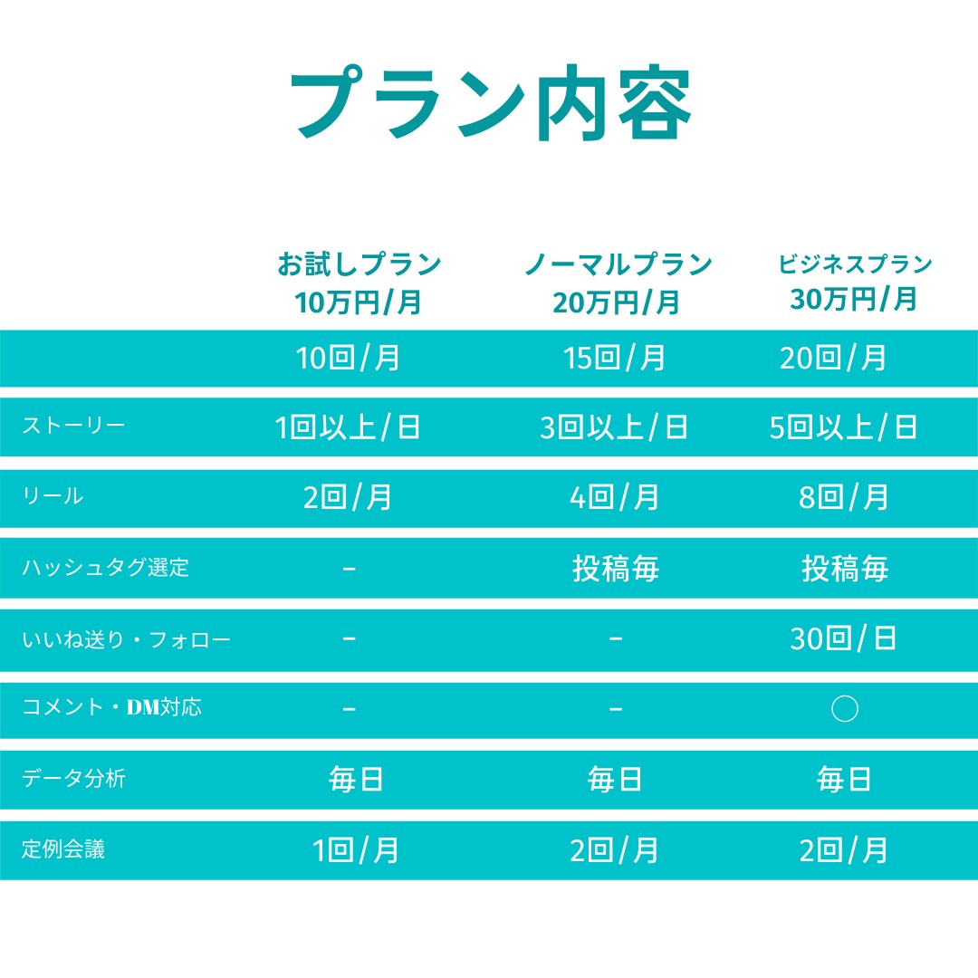 プロが格安でインスタグラム運用代行を行います 【初月限定価格】現役インフルエンサーが行う運用代行 イメージ4