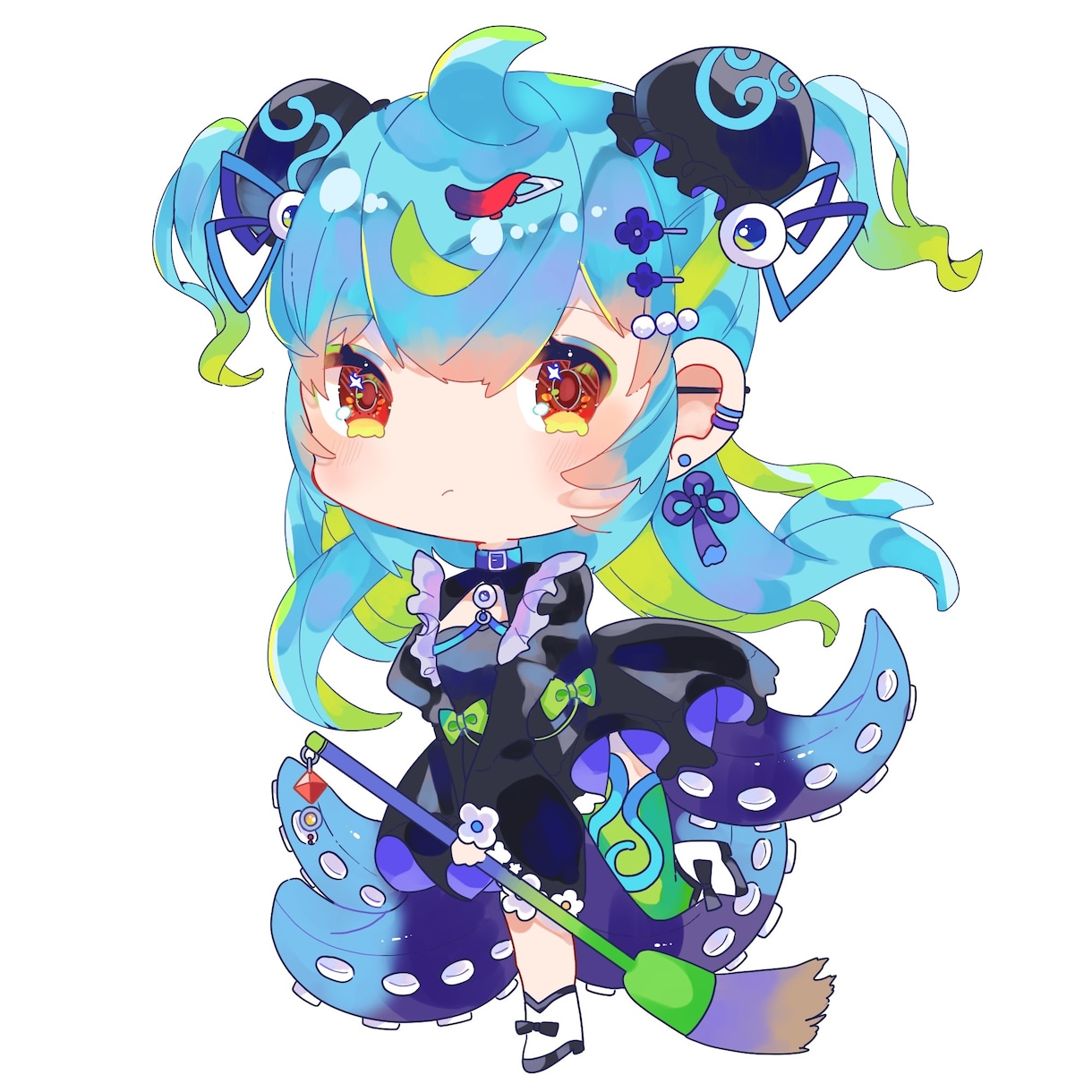 sdキャラ/デフォルメキャラを制作します 可愛らしいsdキャラクターをアイコン用などで制作します。 イメージ2