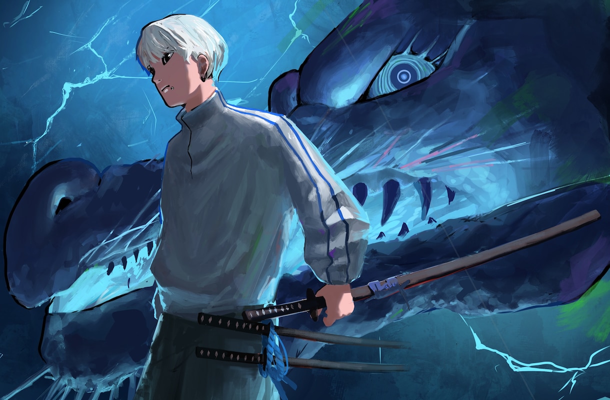 迫力のある一枚絵やキャラクターデザインを提供します 一目で引き込まれるようなあなただけのイラストを イメージ4