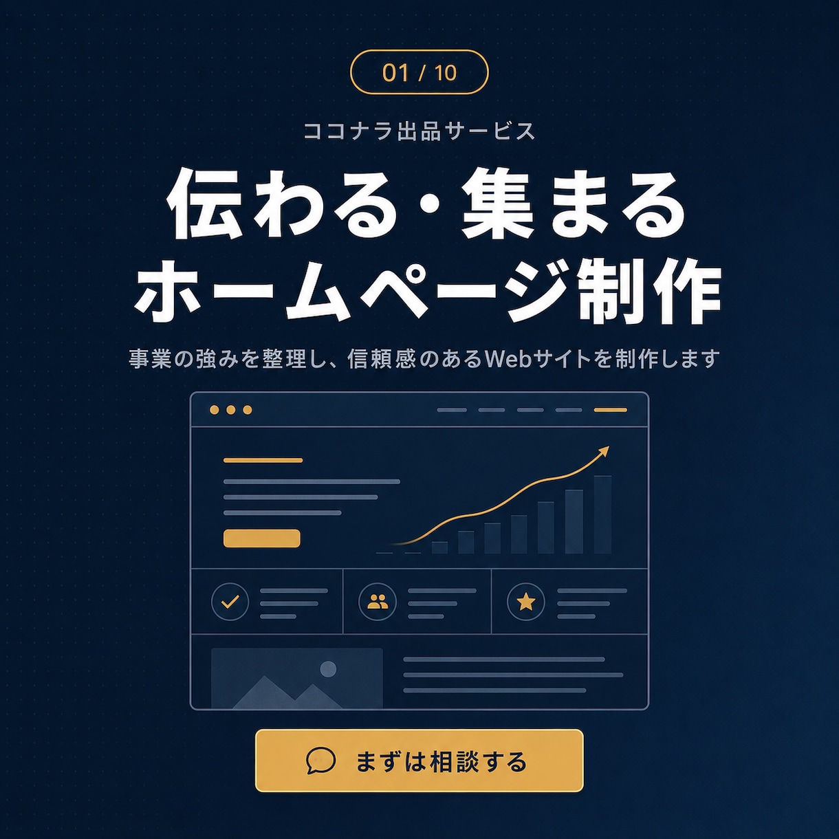 集客まで考えたホームページをまるっと制作します デザイン丸投げOK・英語対応も可能です イメージ1