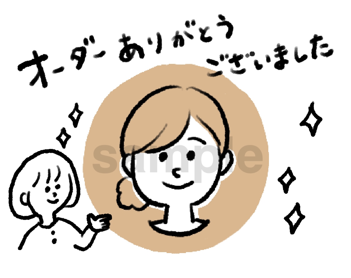 最短1日★シンプルな似顔絵★アイコン手描きします キャラの強すぎないシンプルなタッチの似顔絵です イメージ6